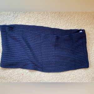J Crew Navy Infinity Scarf